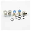 QZLIBEFUD 12mm Metal Push Button Switch Flat Head Ring/Logo 3-6V 12V 24V 220V Self-Reset Momentary Waterproof Car Auto Eng red Blue(Yellow - Reset,3-6V) view 1