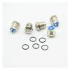 QZLIBEFUD 12mm Metal Push Button Switch Flat Head Ring/Logo 3-6V 12V 24V 220V Self-Reset Momentary Waterproof Car Auto Eng red Blue(Yellow - Reset,3-6V) view 2