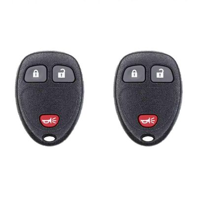 Car Key Fob Keyless Entry Remote Compatible with Montana 2006 FCC KOBGT04A Part Number 15777636 15100811 Pack of 2