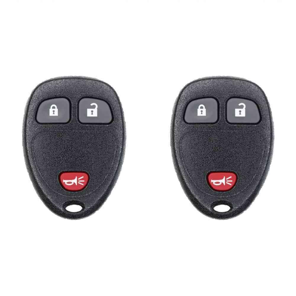 Car Key Fob Keyless Entry Remote Compatible with Montana 2006 FCC KOBGT04A Part Number 15777636 15100811 Pack of 2