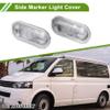 HOPESPANNER No.1J0949117 Side Marker Light Cover for VW T5 2003-2010 Waterproof White Blinker Corner Parking Light Turn Signal Light Lens Plastic 2 Pcs view 2