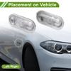 HOPESPANNER No.1J0949117 Side Marker Light Cover for VW T5 2003-2010 Waterproof White Blinker Corner Parking Light Turn Signal Light Lens Plastic 2 Pcs view 3
