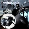 2Pcs Motorcycle Helmet Lock Universal Motorcycle Helmet Security Padlock Handlebars Lock Set with 4 Keys for Motorbike Bicycle or Scooter, 22-28mm Handlebar Tubing view 2