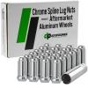 DPAccessories Lug Nuts Compatible with 2008-2017 Buick Enclave | Chrome Spline Style | Aftermarket Aluminum Wheels Only | Set of 24 Wheel Nuts & 1 Tool | DBUECL01A-CH/1 view 1