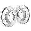 AutoSteelix Premium Ceramic Disc Front Brake Rotor, Compatible With CAMRY 2.4L Models & LE V6 3.0L Models, Front view 1