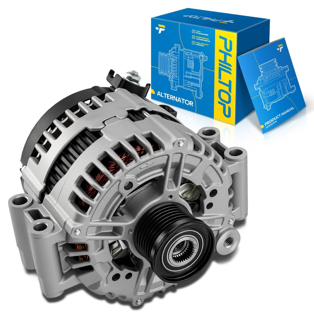 PHILTOP Alternator Compatible with 2007-2008 BMW X5 3.0L GAS(w/ Rear AC)
