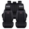 BPOOBP Custom Car Seat Covers for L#i ncoln MKX 2006-2025 5 Seat Covers Full Set PU Leather Car Seat Protector Breathable Waterproof Compatible AirbagsBlack view 1
