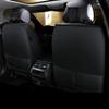 BPOOBP Custom Car Seat Covers for L#i ncoln MKX 2006-2025 5 Seat Covers Full Set PU Leather Car Seat Protector Breathable Waterproof Compatible AirbagsBlack view 3
