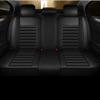 BPOOBP Custom Car Seat Covers for L#i ncoln MKX 2006-2025 5 Seat Covers Full Set PU Leather Car Seat Protector Breathable Waterproof Compatible AirbagsBlack view 4