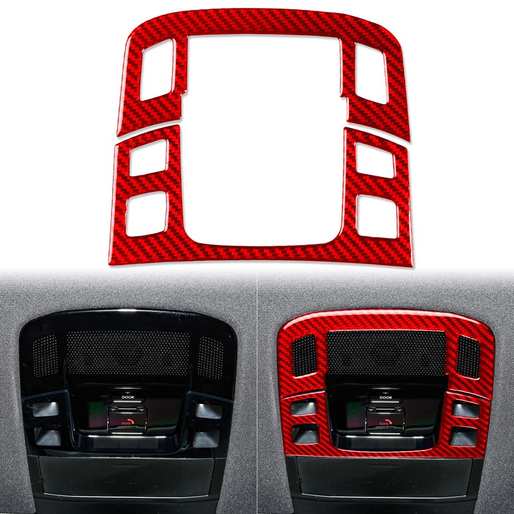 JKYUKU Real Carbon Fiber for Lexus Accessories Front Row Roof Reading Light