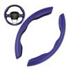 GEBBEM Car Steering Wheel Covers for BMW 7 Series E38 E65 E66 E67 2000-2023 2024, Anti-Slip Comfortable Segmented Carbon Fibre Steering Wheel Protector, Interior Accessories,A view 1