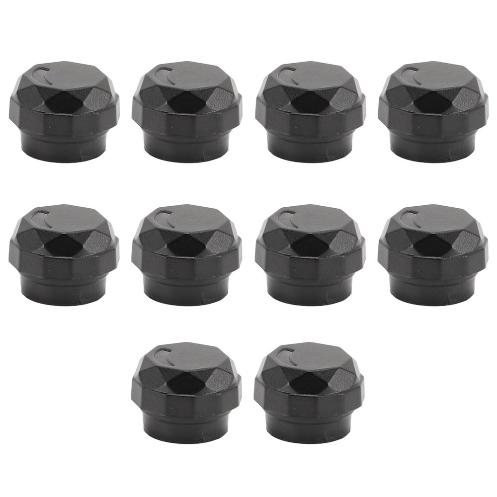 10PCS Radio Knob Assortment Replacement Plastic Control Knob with Long Lasting Use for 5R 5RA 5RB 5RC Plus Radio, 2 Way Radio Repairing Accessories
