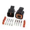 1-20Set PB625-04027 PB621-04020 KUM 090 Type 4 Pin Male Female O2 O/y-gen Downstream Upstream Connector p/Lug(Male Female,5Sets) view 1
