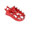 MZMRUPGFV Motorbike Foot Rests for MSX125 for GROM 125 2013-2022 for Monkey 125 2020-2022 Footpeg Footrest Pedals Foot Pegs Rests Footrest Pedals(Red) view 3