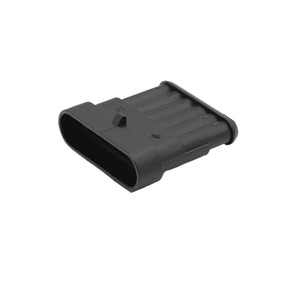 RQLZQPBW 20/50/100Sets 1.5 Series AMP Automobile Connectors 1/2/3/4/5/6 Pin Super Seal Waterprof Electrical Wire Connector PA66 Nylon(6P Male,20 Sets)
