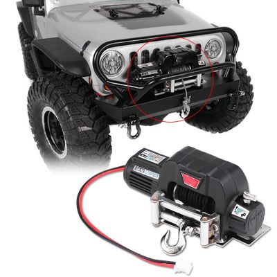 Srliya 1:10 RC Crawler Climbing Cars Electric Metal Winch for TRX4 KM2 SCX10 D90 D110 TF2 KM2