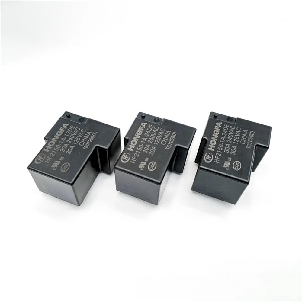 JOTXAW 25PCS Hongfa Relay HF2150-1A-12DE HF2150-1A-24DE, one Set Normally Open 30A4 pin 1A(HF2150-1A-24DE)