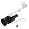 INFINAUTO Turbo Sound Muffler Pipe Whistle, Rear Tailpipe L Car Motorcycle Roar Maker Aluminum Black, 1 Set view 1