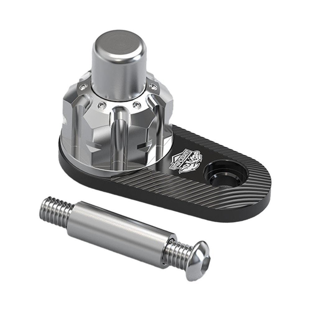 FJMQHU Heavy-Duty Motorcycle Brake Lever Lock for Electric Scooters, Silver