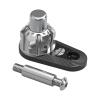 FJMQHU Heavy-Duty Motorcycle Brake Lever Lock for Electric Scooters, Silver view 1