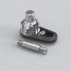 FJMQHU Heavy-Duty Motorcycle Brake Lever Lock for Electric Scooters, Silver view 2