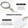 KOSPOGO Hope For A Cure Non Hodgkins Lymphoma Awareness Keychain Aluminum Car Key Chain, Key Chain Charm, Keychain Accessories for Women Men Gifts Purse Bag Accessories Keychains view 3
