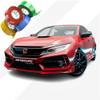 AD Chrome Delete Tape Stripe | Vinyl Film Car Wrap Custom Stripes | Satin Carmine Red | 438-O | 20" x 25ft | Instawraps Heat Resistance Pro Wrapping Glove - Included view 1