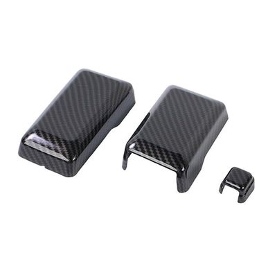 AWPWAY 3X Rear Windshield Glass Hinge Cover ABS Bezel 21+ Carbon Fiber for Ford for Bronco 2021-2023 221107L1164 SG0195
