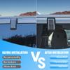 AWPWAY 3X Rear Windshield Glass Hinge Cover ABS Bezel 21+ Carbon Fiber for Ford for Bronco 2021-2023 221107L1164 SG0195 view 2