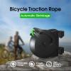 Bike Tow Rope, Retractable Parent Child Pull Traction Strap with Stronger Hook, Kids Tow Behind Bike System, Portable Outdoor Cycling Elastic Tow Rope, for Any view 2