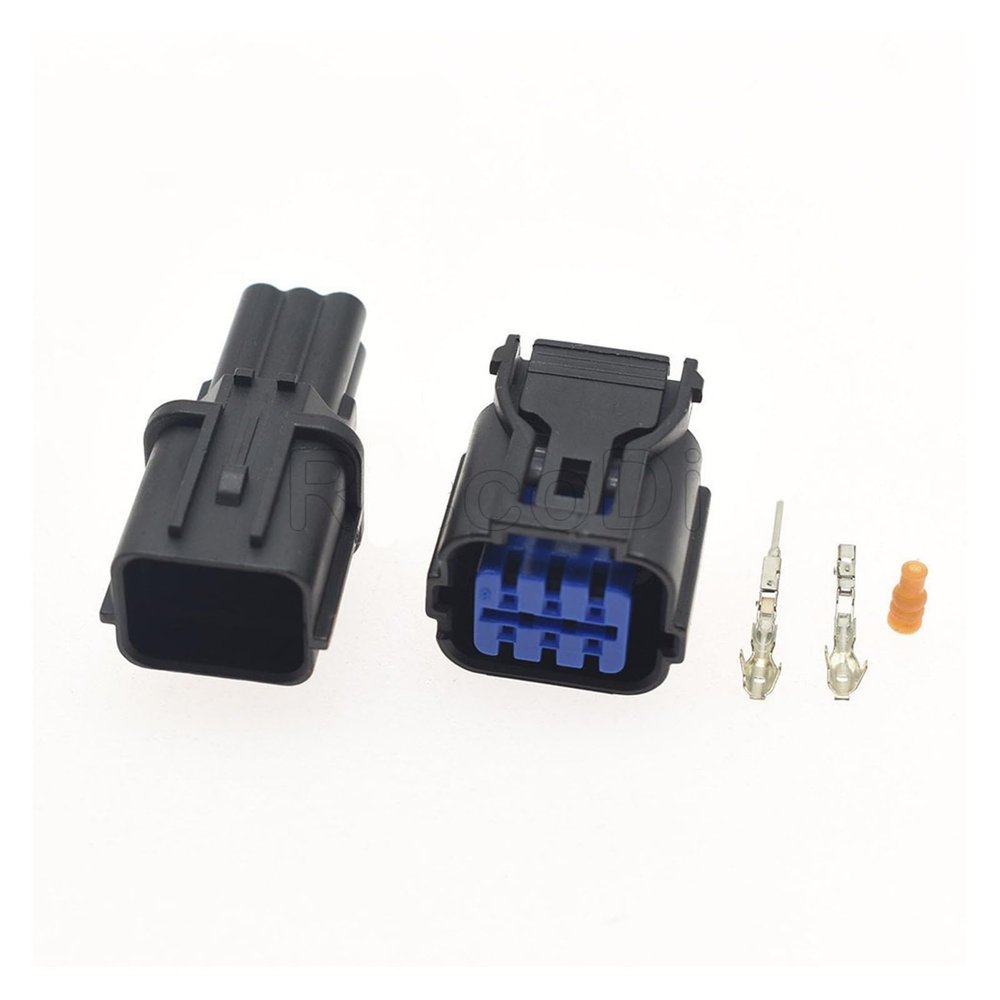 NNCSNE Car Plug 1-20 Kits 6P HP285-06021 HP281-06020 Auto Socket Taillights Wire Cable p/Lug Front Bumper Radar Connector DJ7068A-0.6-11/21(Male Female Set,20Sets)