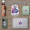 All of My Flabbers are Gasted Sticker or Magnet Decal Funny Skeleton Galaxy Theme Waterproof Vinyl Sticker for Bumper Water Bottle Car Fridge Laptop view 3
