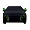car Cover Waterproof Compatible with Acura NSX 1991-2024,Outdoor car Cover Rain and Sun Protection, with ZipperBlack Green view 1