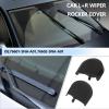 LT Easiyl Pair of Car Wiper Arm Cover Replacement Part 76601-SNA-A01,76602-SNA-A01 Wiper Arm Nut Cap Cover Compatible with Honda Compatible with Civic 2006-2011 view 2