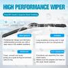 OEM Windshield Wiper Blades Replacement for Ford Edge 2007-2014 Lincoln MKX 2007-2015, All Weather Original Factory Quality Front & Rear Wipers Set 26"+20"+14" (Pack of 3) view 4