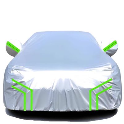 Car Cover Compatible with Peugeot 508 SW 2010-2024,Heat-Insulating, dust-Proof, Sun-Proof, All-Weather Protection Outdoor car Cover (Silver Green)