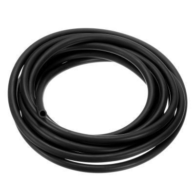 M METERXITY Lubricating Oil Hoses, 7mm ID x 10mm (3/8 Inch) OD 16.4FT Rubber Tubing Hose Pipe for Irrigation/Small Equipment/Outdoor/Garden Water Tubing [Black]