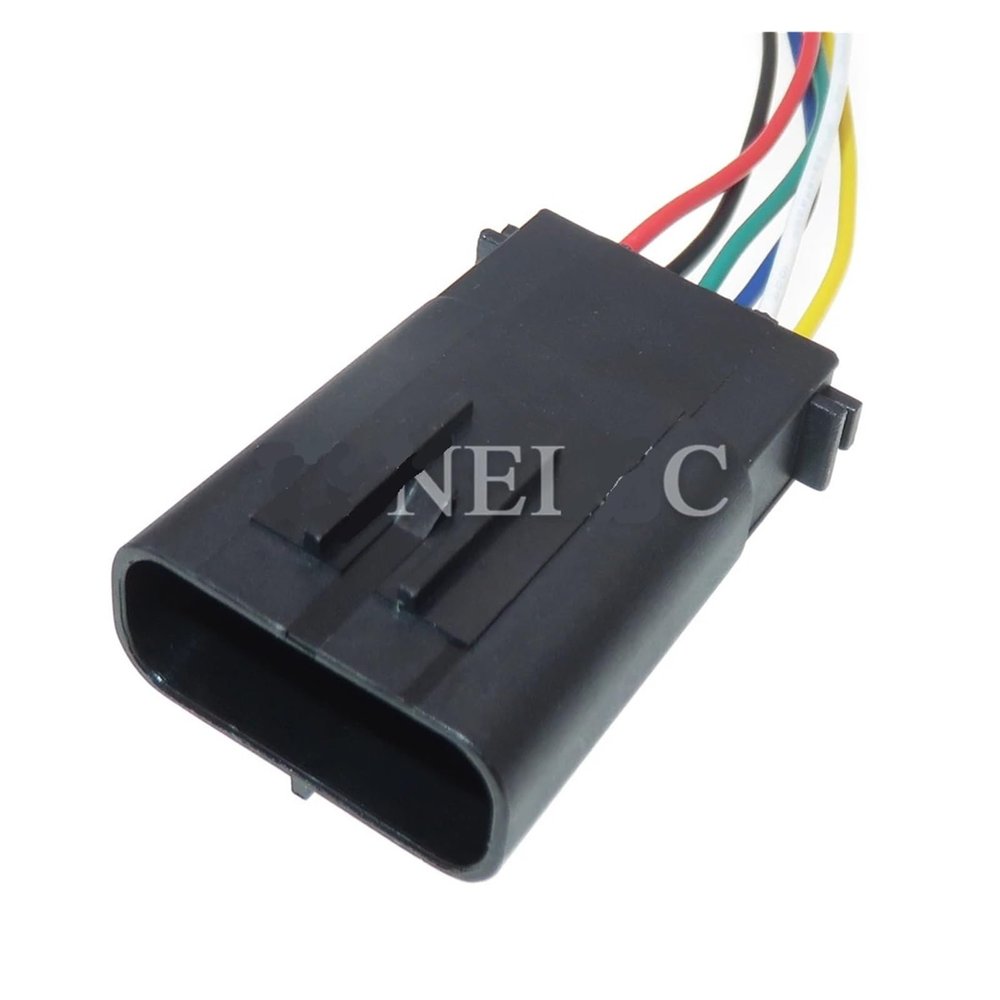 NNCSNE Car Plug 6 Pin Auto Accelerator Pedal Wire Harness Socket Car Male Female Connector with Wires 90980-12303 6189-1083 DJ7062Y-0.6-11/21(Male Wires)
