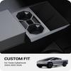 BASENOR 2024 2025 2026 Tesla Cybertruck Center Console Cup Holder Insert [Carbon Edition] Silicone Non-Slip Car Drink Holder Cybertruck Interior Accessories view 2