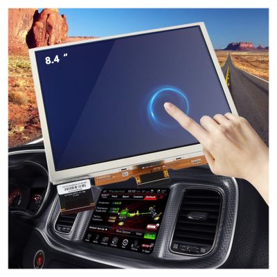 Replacement 8.4" Uconnect 4C UAQ LCD Monitor Touch-Screen, Radio Navigation New OEM Replacement Fit for Jeep Dodge RAM Chrysler 2020-2023 TDO-XGA084 68388570AB