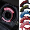 Hachi Auto 87 Octane Gas Gasoline Grade Do Not Overfill Fuel Filler Neck Indicator Indicate Reminder Ring (Black with Red Letter) view 1