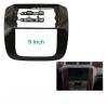 KONGDSDM Car Radio Panel Car Double Din 9" Video Panel Fit for GMC Yukon Fit for Chevy Tahoe Suburban Mahogany 2007-2012 Audio Multimedia Player Frame Durable(Mahogany Frames) view 2