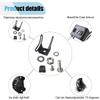 26PCS LED Light Bar Side Mounting Bracket, Base Mounting Bracket with Rubber Pad, Car Light Bar Mounts, Suitable for Straight or Curved 4-52 Inch LED Light Bars (26 Base) view 3