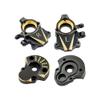 Coating Brass Steering Knuckle and Front Outer Portal Housing 68.7g Black for Redcat Ascent-18 Rc Car Upgrade Parts Crawler Accessories 1/18 view 3