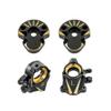 Coating Brass Steering Knuckle and Front Outer Portal Housing 68.7g Black for Redcat Ascent-18 Rc Car Upgrade Parts Crawler Accessories 1/18 view 4