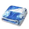 Blue Flame Carpet Floor Mats for Car SUV & Truck, Flame 4 Pieces Car Flannel Floor Mats Full Set, Universal Car Accessories for Automotive, All Weather Mats for Most Cars view 3