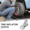 PartyKindom Air Pump Accessory Chuck Inflatable Tire Inflator Quick Inflation Locking Chuck Tire Inflator for Vehicles view 2