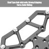 Keenso Clipless Pedal Adapter, 1 Pair Pedal Aluminum Alloy Clipless Adapters for SPD (Black view 4