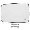 Keenso Car Side Mirror Glass, High Strength Side Mirror Glass Door Wing Mirror Glass with Heated Replacement for Dodgeram 1500 2500 Accessory (Left) view 1