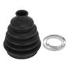 HEROFFIX 1 Set CV Joint Boot Kit for Mercedes-Benz B-Class 2005-2011 Outer Constant Velocity Joint Boot W/Clamps No.A1693601068 Black Rubber view 1